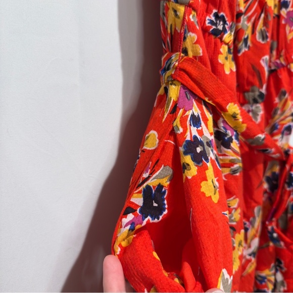 Anthropologie 52 Conversations Colloquial Off Shoulder Floral Midi Dress US 12​ - Picture 8 of 11